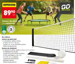 Biedronka Zestaw do pitch ball lub siatkówki GO ACTIVE oferta