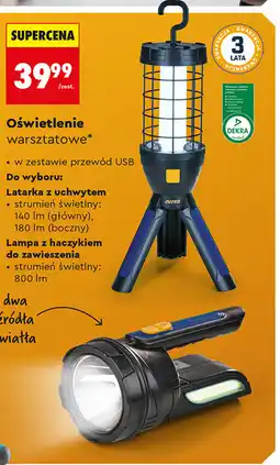 Biedronka Oświetlenie warsztatowe oferta