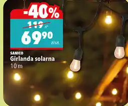 Biedronka Girlanda solarna SANICO oferta