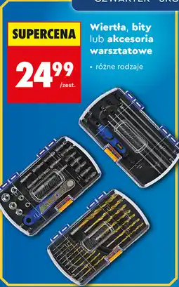 Biedronka Wiertła, bity lub akcesoria warsztatowe NITEO oferta