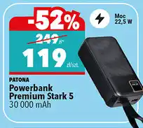 Biedronka PATONA Powerbank Premium Stark 5 oferta