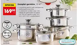 Biedronka Komplet garnków 10 el oferta