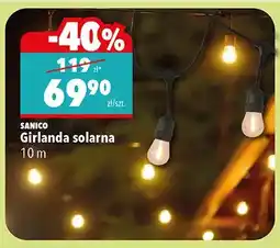 Biedronka Girlanda solarna 10 m oferta