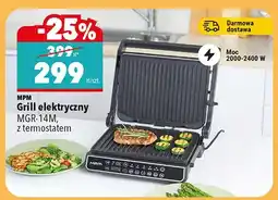 Biedronka Grill elektryczny MGR-14M, z termostatem oferta
