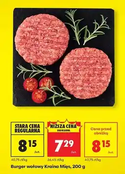 Biedronka Burger wołowy oferta