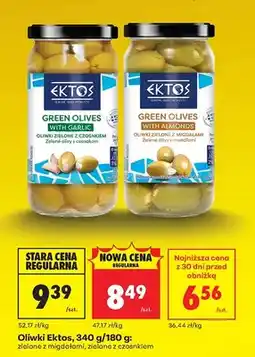 Biedronka Oliwki zielone z czosnkiem oferta
