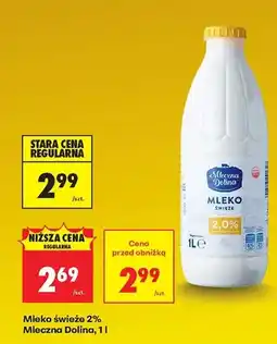 Biedronka Mleko świeże 2% oferta