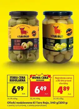 Biedronka Oliwki nadziewane z pastą paprykową oferta