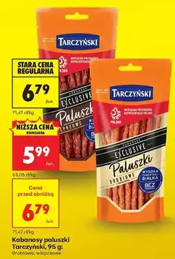 Biedronka Kabanosy paluszki wieprzowe oferta