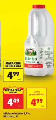Biedronka Mleko wiejskie 3,2% oferta