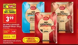 Biedronka Ser żółty w plastrach Królewski Sierpc, 135 g wędzony oferta