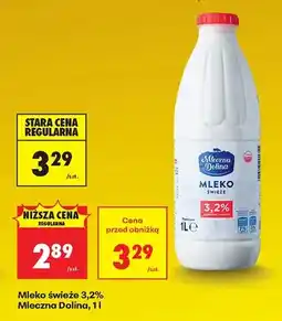 Biedronka Mleko świeże 3,2% oferta