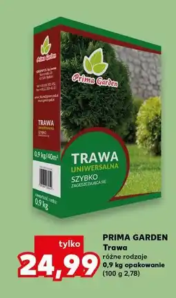 Kaufland PRIMA GARDEN Trawa różne rodzaje 0,9 kg opakowanie oferta