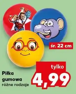 Kaufland Piłka gumowa różne rodzaje oferta