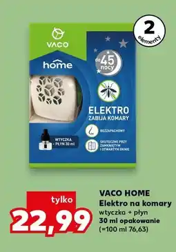 Kaufland VACO HOME Elektro na komary wtyczka + płyn oferta