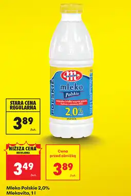 Biedronka Mleko Polskie 2,0% Mlekovita oferta