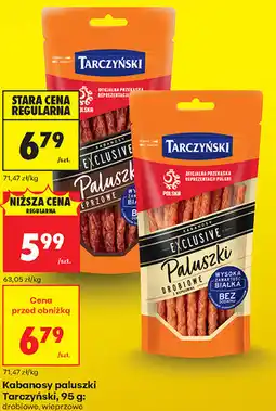 Biedronka Kabanosy paluszki Tarczyński, 95 g oferta