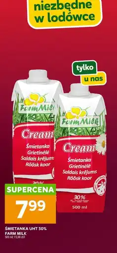 Stokrotka ŚMIETANKA UHT 30% FARM MILK oferta