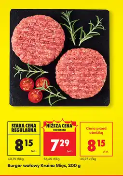 Biedronka Burger wołowy Kraina Mięs oferta