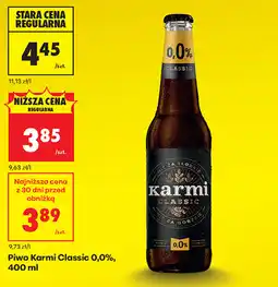 Biedronka Piwo Karmi Classic 0,0% oferta