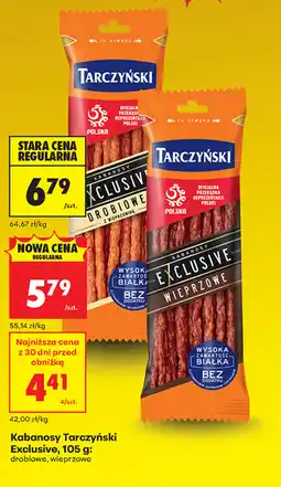 Biedronka Kabanosy Tarczyński Exclusive oferta