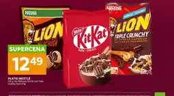 Stokrotka PŁATKI NESTLÉ 350 g Lion Wildcrush, Kit Kat, Lion Triple Crunchy oferta