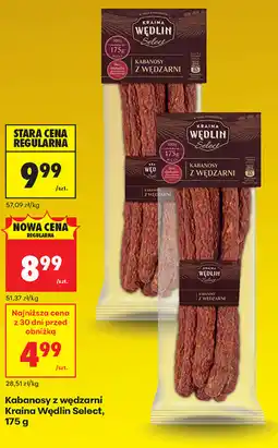 Biedronka Kabanosy z wędzarni Kraina Wędlin Select oferta