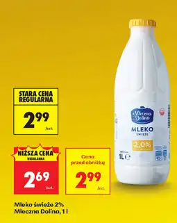Biedronka Mleko Mleczna Dolina oferta