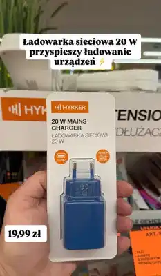 Biedronka Ładowarka sieciowa 20W oferta