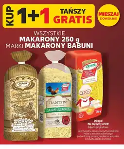 Kaufland Makaron Babuni makarony oferta
