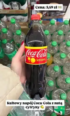 Biedronka Napój gazowany Coca-Cola Lemon oferta