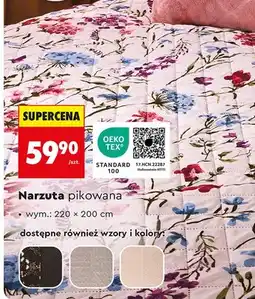 Biedronka Narzuta pikowana 220 x 200 cm oferta
