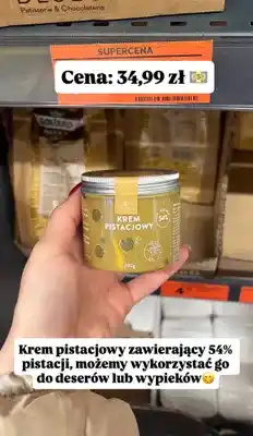 Biedronka Krem pistacjowy oferta