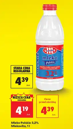 Biedronka Mleko Mlekovita oferta