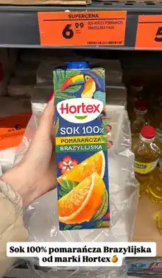 Biedronka Sok 100% pomarańcza Brazylijska oferta