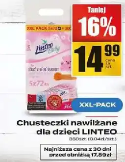 Supeco Chusteczki nawilżane dla dzieci oferta
