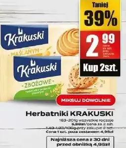 Supeco Herbatniki klasyczne, zbożowe oferta