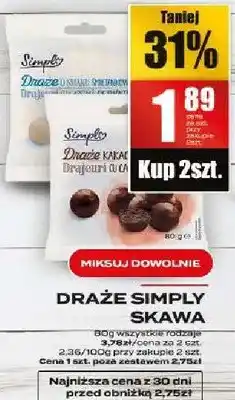 Supeco Drażę w czekoladzie mlecznej belgijskiej oferta