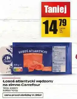 Supeco Łosoś atlantycki wędzony na zimno carrefour oferta