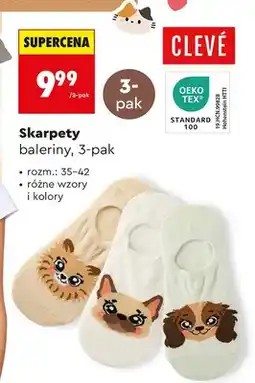 Biedronka Skarpety baleriny 3-pak oferta