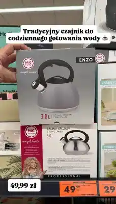 Biedronka Czajnik stalowy z gwizdkiem Enzo oferta