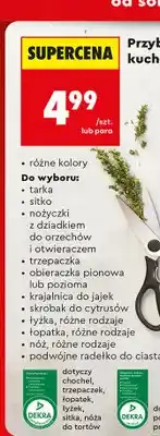 Biedronka Przybory i akcesoria kuchenne nożyczki z dziadkiem do orzechów i otwieraczem oferta