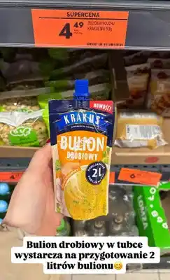 Biedronka Bulion drobiowy w tubce oferta