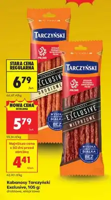Biedronka Kabanosy Exclusive drobiowe oferta
