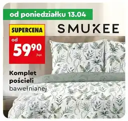Biedronka Komplet pościeli bawełnianej - cena od: oferta