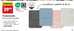 Biedronka Prześcieradło bawełniane jersey - cena od: oferta