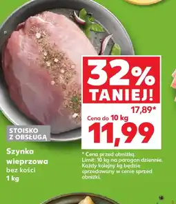 Kaufland Szynka wieprzowa bez kości oferta