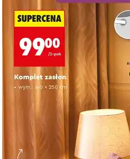 Biedronka Komplet zasłon oferta