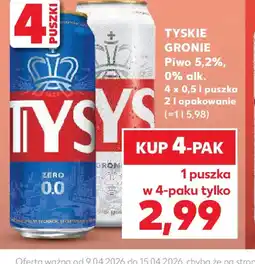 Kaufland Tyskie Gronie oferta