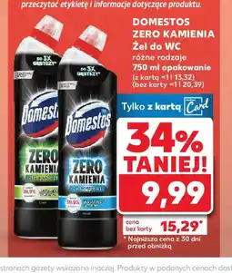 Kaufland Domestos Zel do WC oferta
